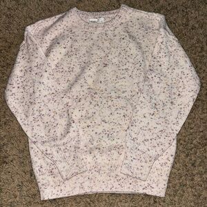 GAP Kids Speckled Sweater - Cream and Purple